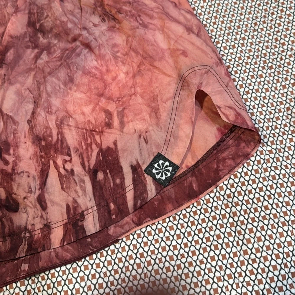 Nike Trail Women's Pink Tie-Dye Athletic Shorts